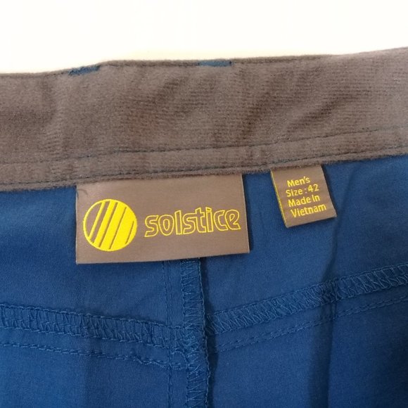 Bundle " 3 x $20" Solstice Men's NWT Stretch Convertible Blue Pants - Picture 4 of 9